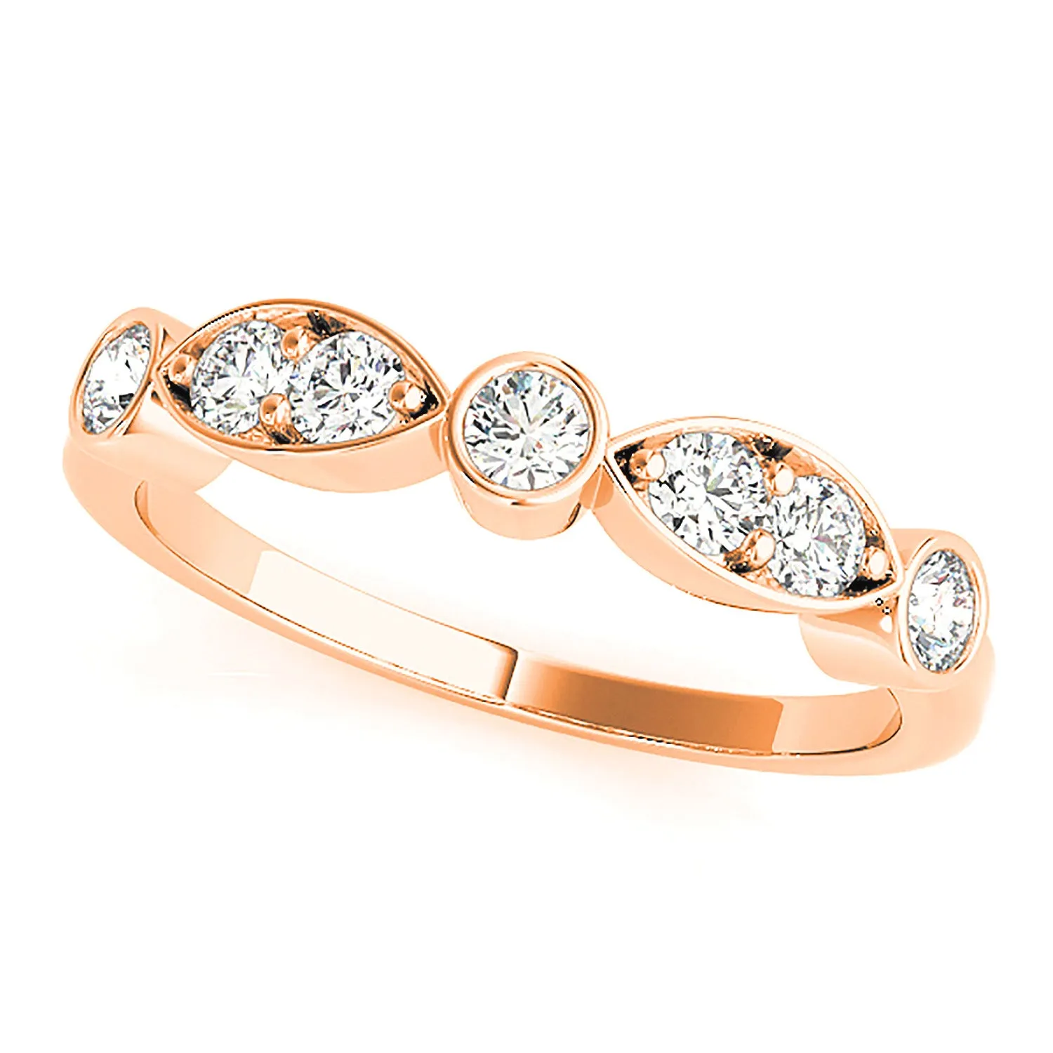 0.50 ctw. Round Diamond Wedding Band