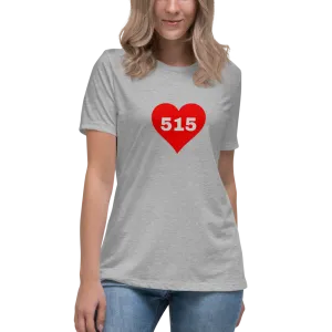 AREA CODE 515 Women's Relaxed T-Shirt