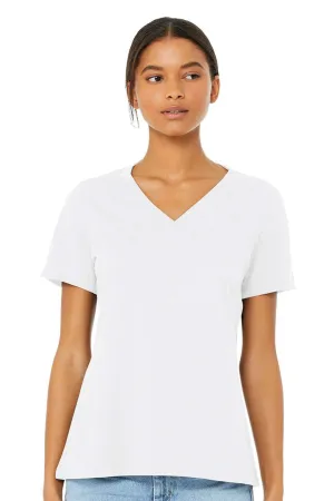 Bella Women's Relaxed Heather V-neck Tee