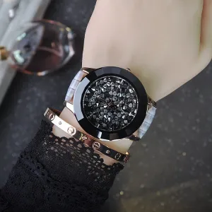 Ceramic Dial Durable Women's Watch