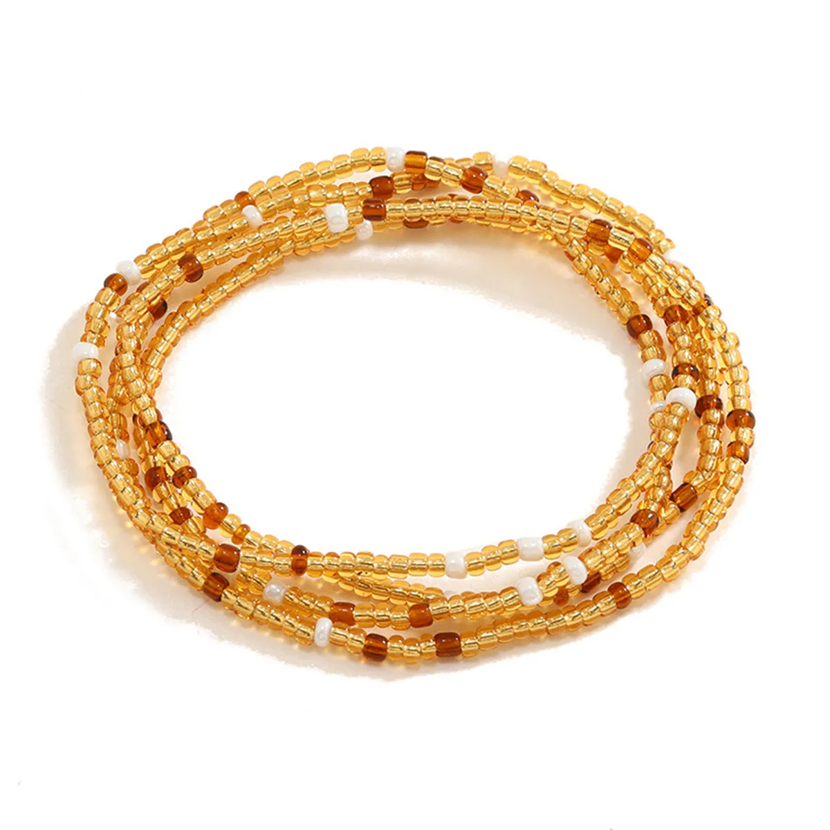 Champagne Howlite Stacked Bracelet