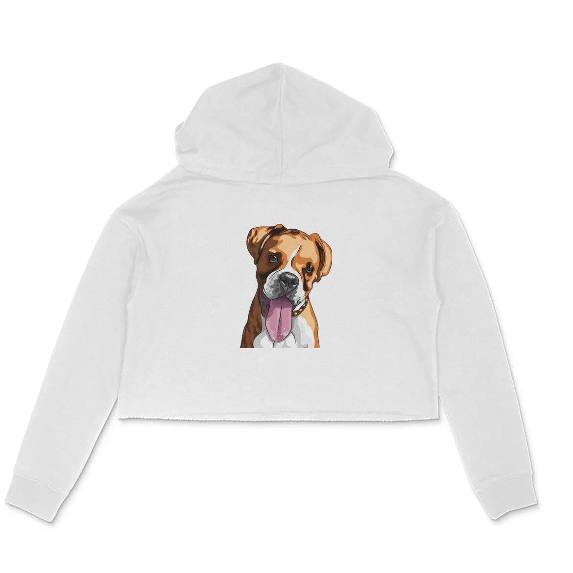 Crop Hoodie (Women) - Bright As A Boxer (6 Colours)