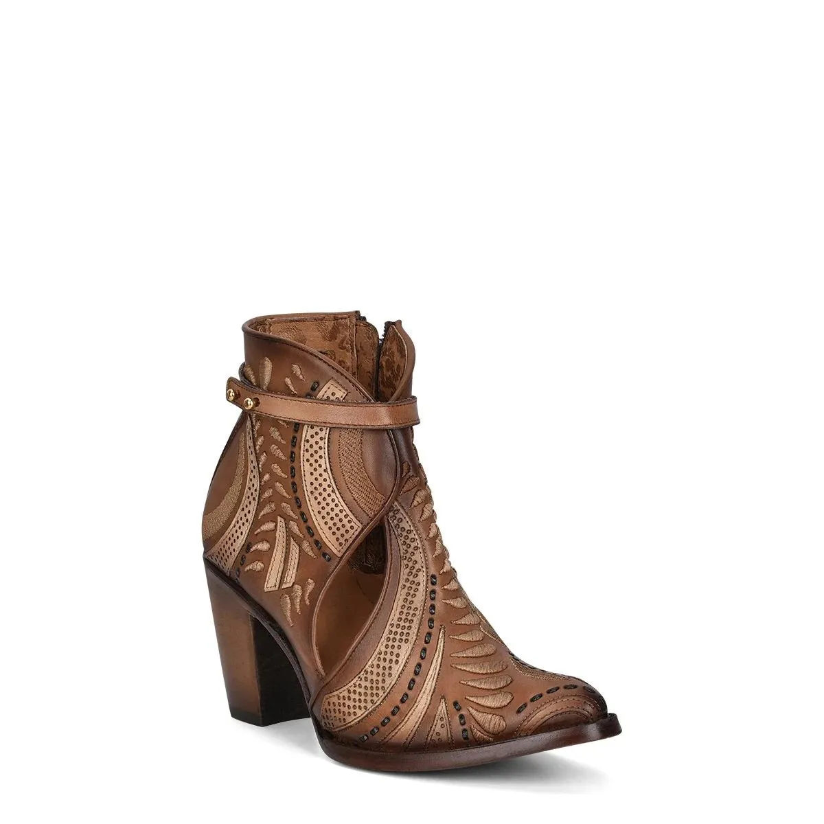 Cuadra Embroidery & Harness Ankle Boots 3F95RS