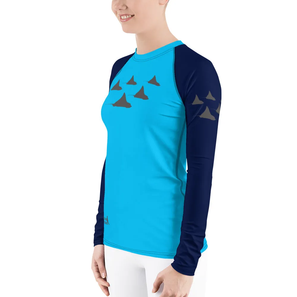 Eagle Ray City Women's Rash Guard