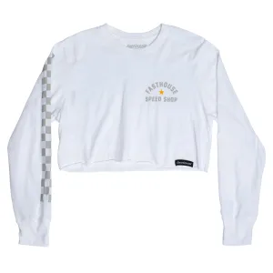 Fasthouse Womens Star LS Crop Tee