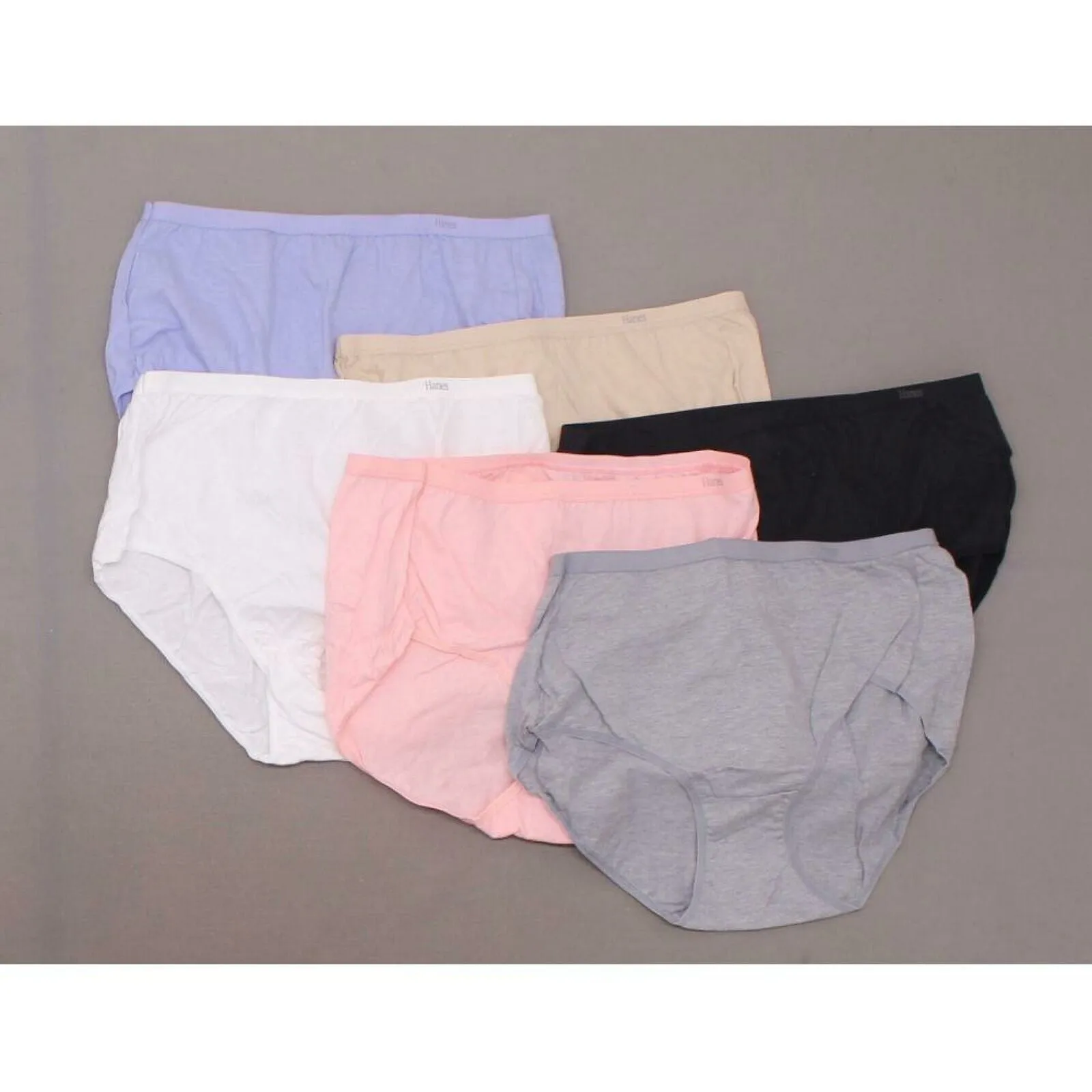 Hanes Premium 6 Pairs Women's Cool & Comfortable Cotton Briefs