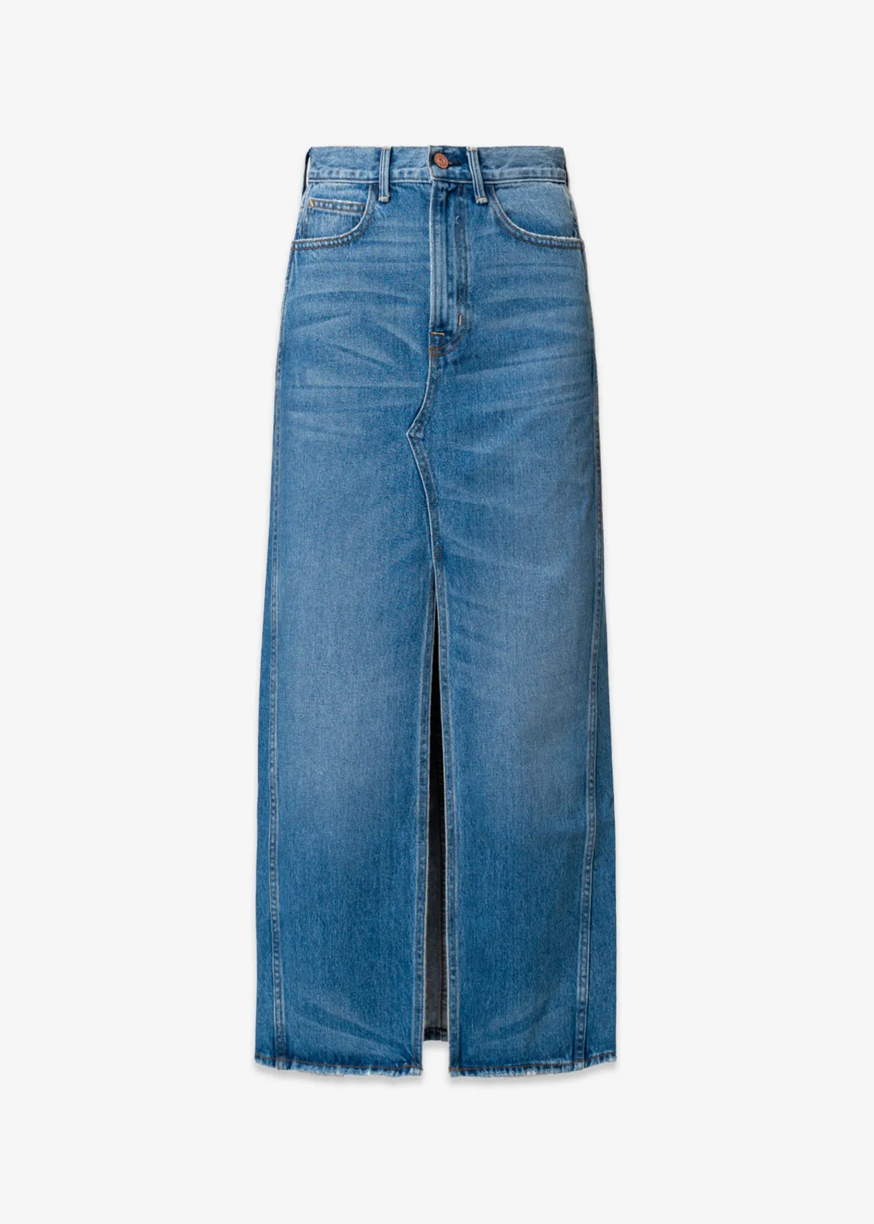 Jackie Classic Denim Maxi Skirt