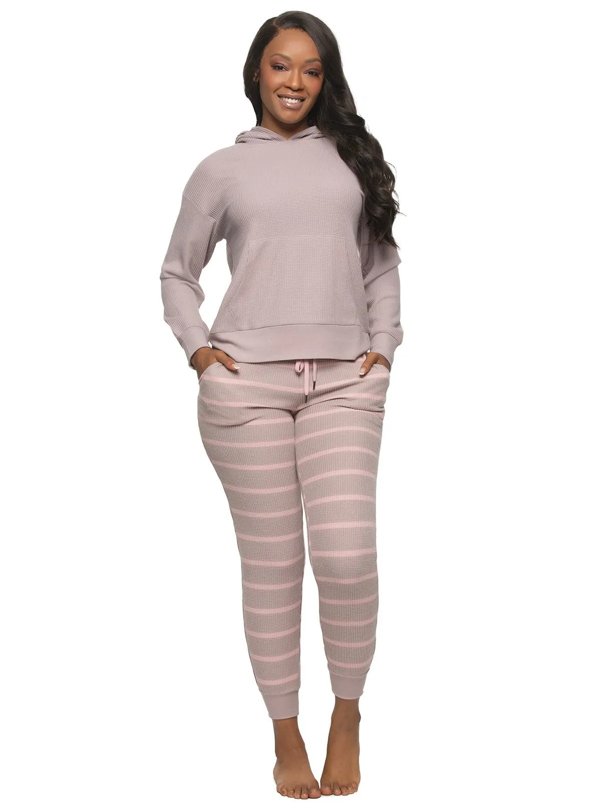 Jolie 2-Piece Hoodie & Jogger Lounge Set