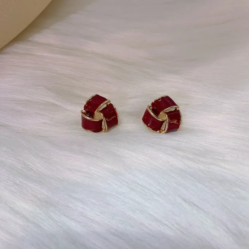 Just lil things Marron Pin  Earrings  jlt11404