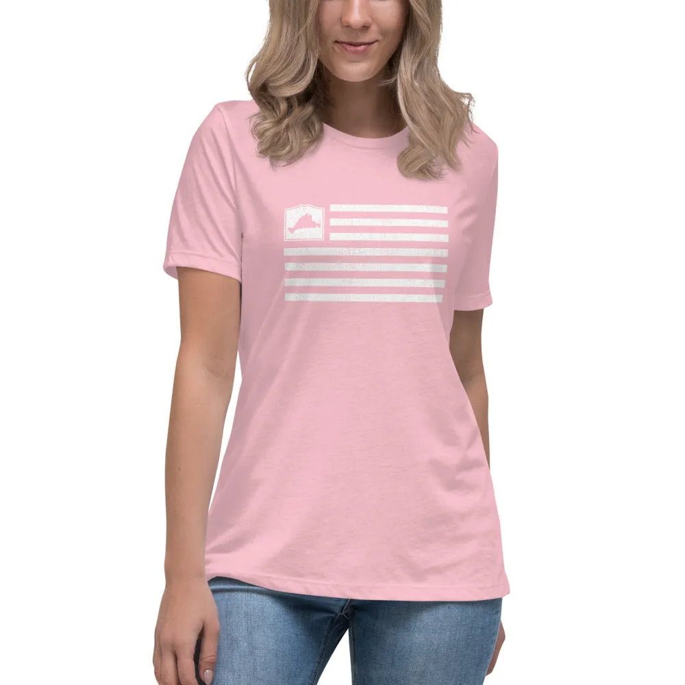 Martha's Vineyard Flag Women's Relaxed T-Shirt