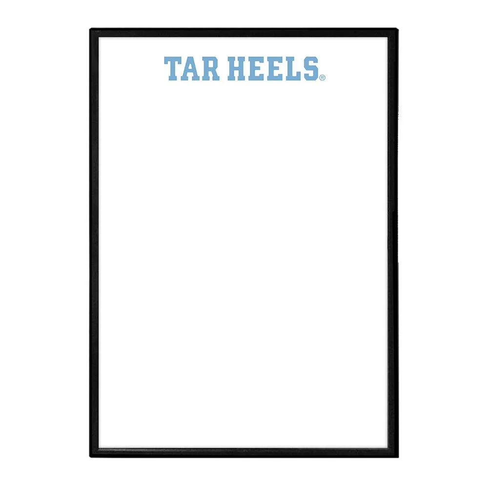 North Carolina Tar Heels: Framed Dry Erase Board