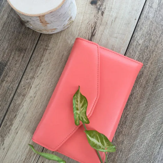 Personalized All-in-One Leather Travel Pop Clutch (Genuine Leather version)