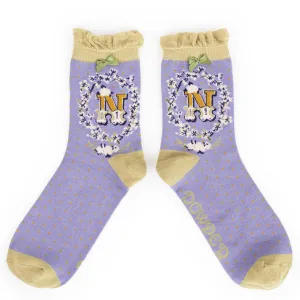 Powder Initial N Ankle Socks