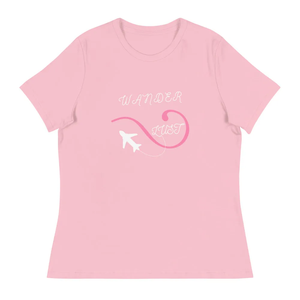 "Wanderlust" Women's Relaxed T-Shirt for Travellers