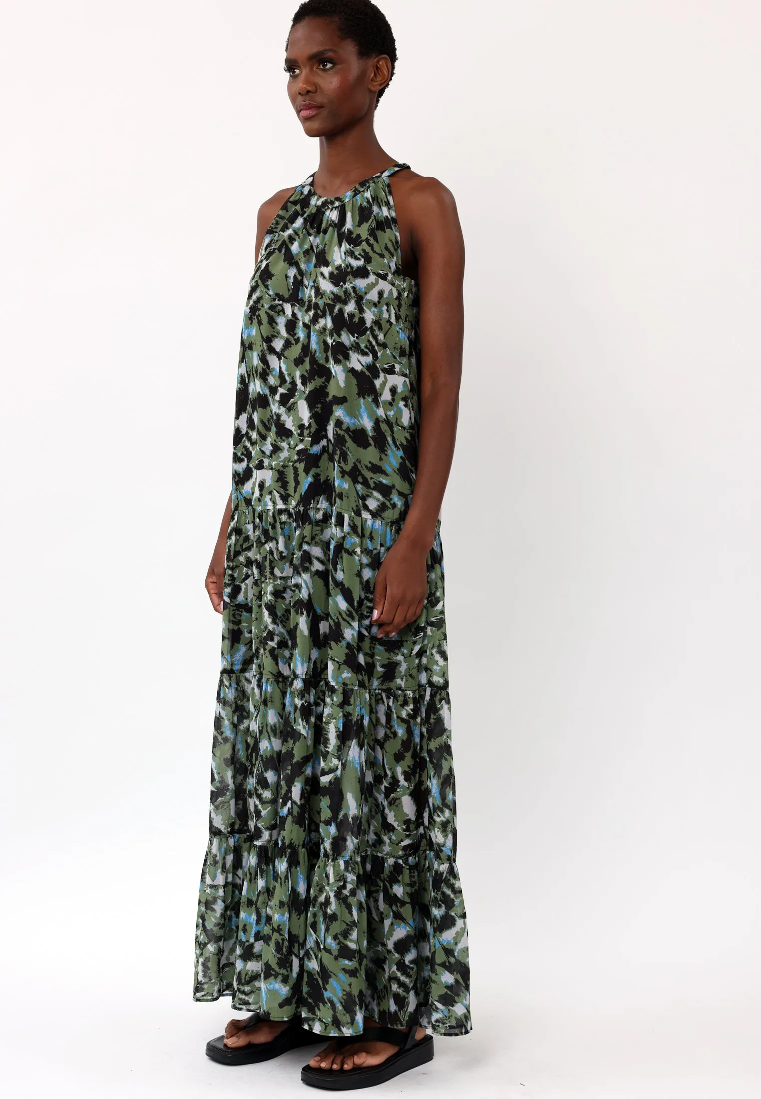 Religion Delight Maxi Dress - Down