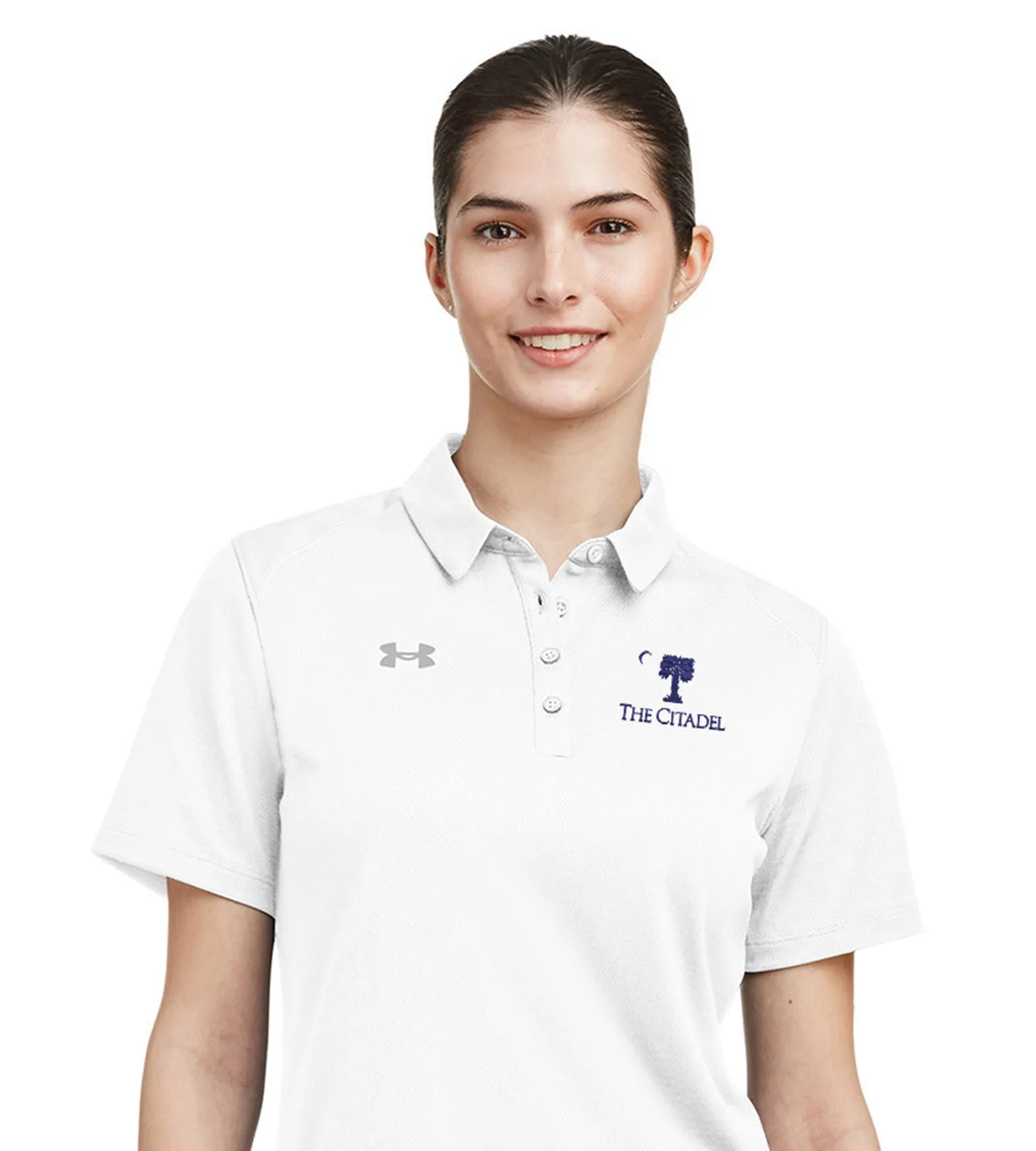 The Citadel, Big Red Under Armour Ladies' Tech™ Polo