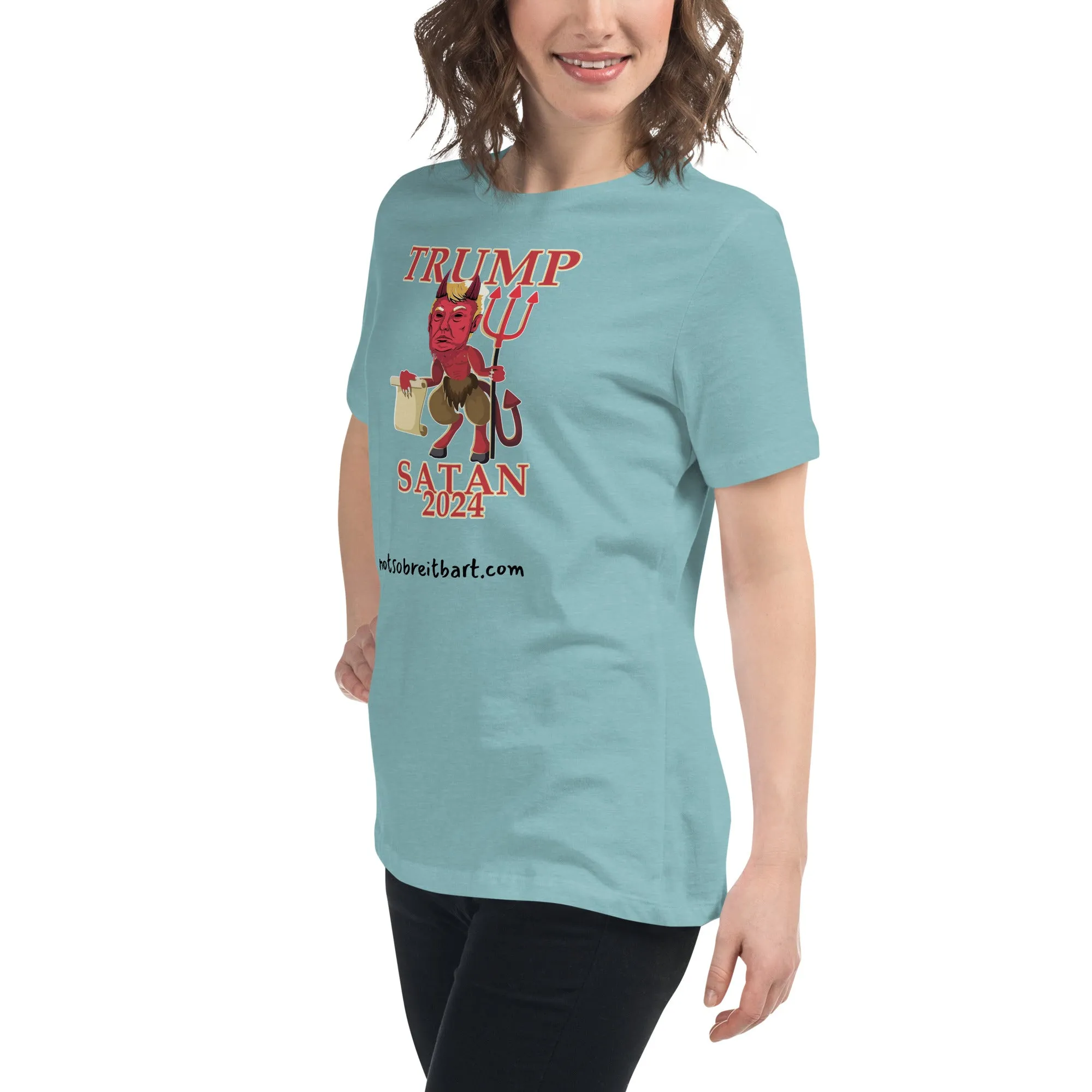 TRUMP/SATAN Women's Relaxed T-Shirt