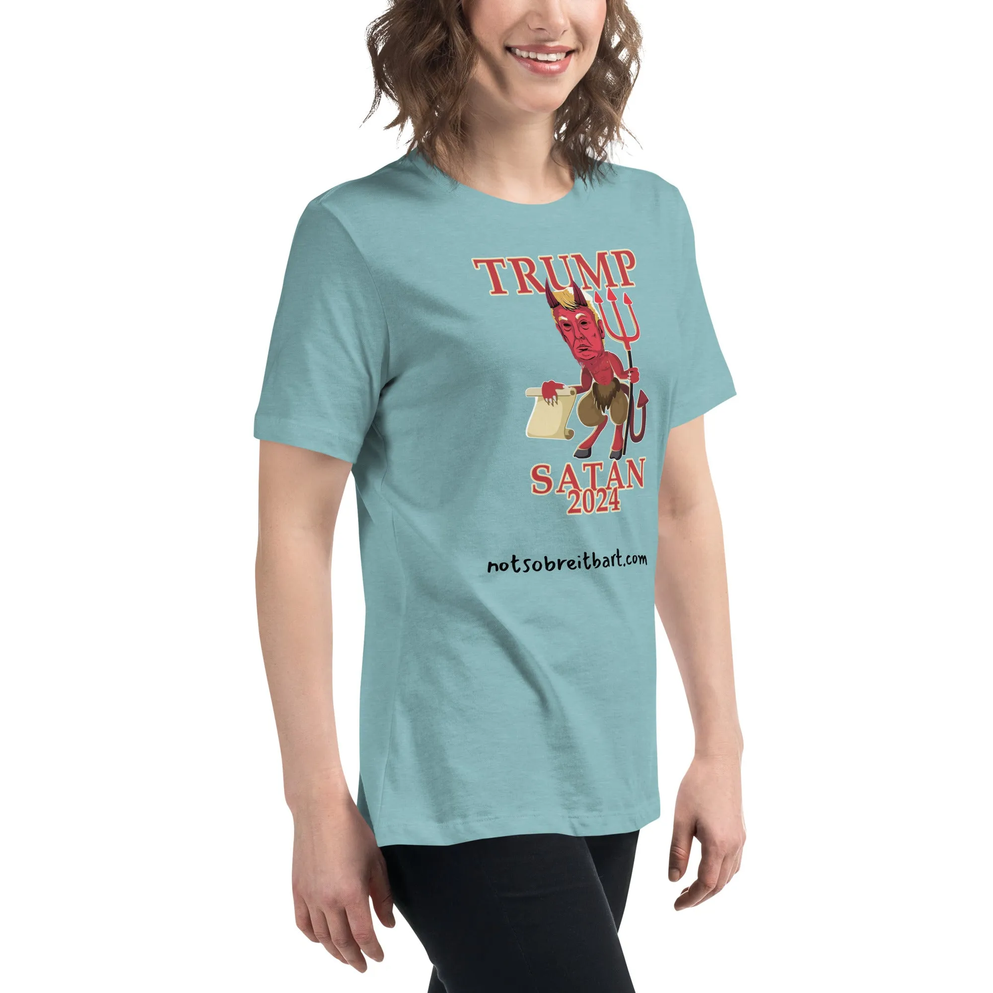TRUMP/SATAN Women's Relaxed T-Shirt