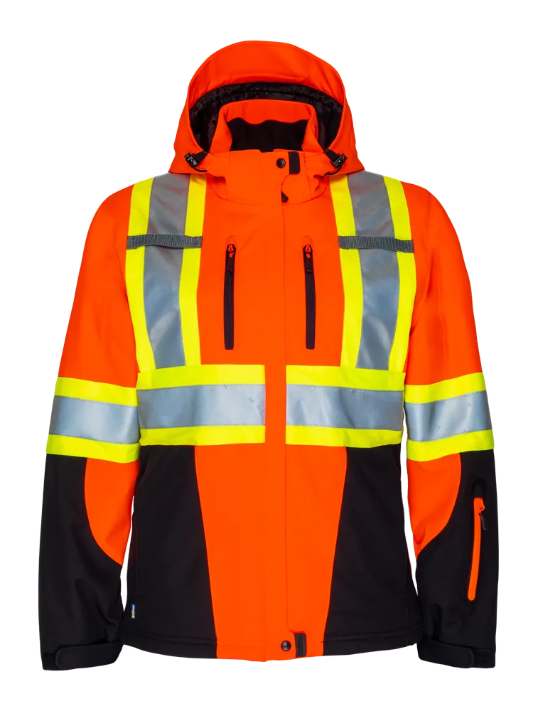 Women's 3-Layer Hi-Vis Insulated Softshell - 6424