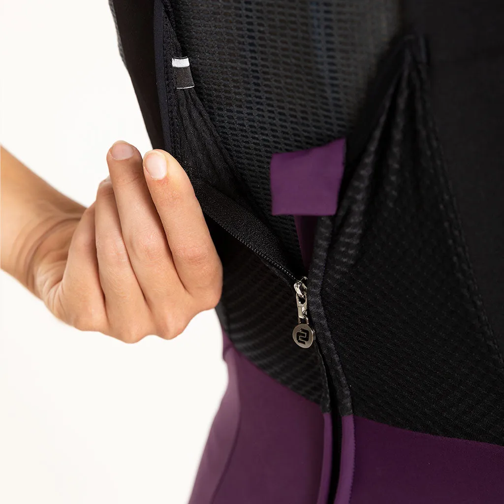 Women's Corsa Bib Shorts 2.0 (Plum)