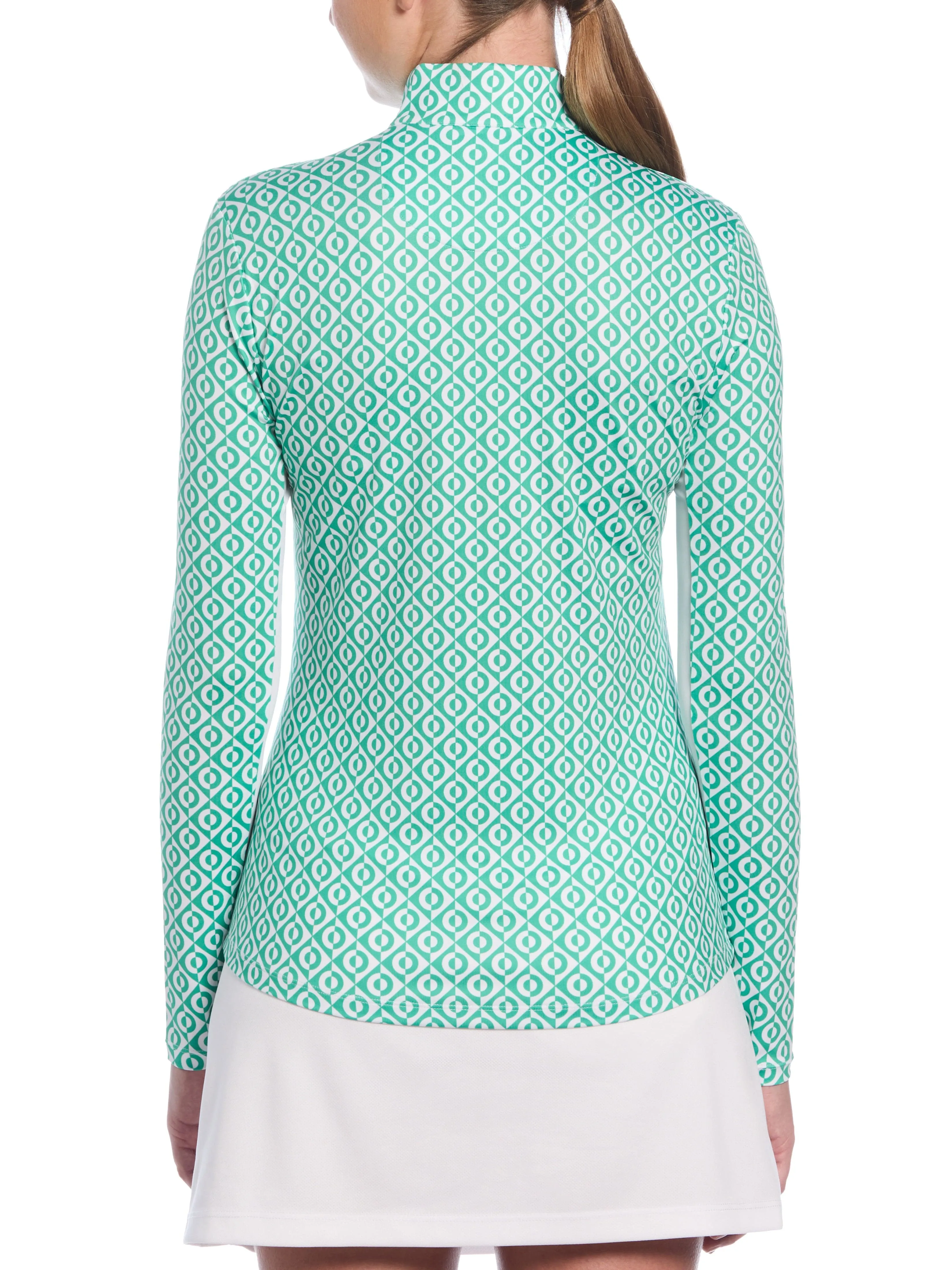 Women's Geo  1/4 Zip Sun Protection