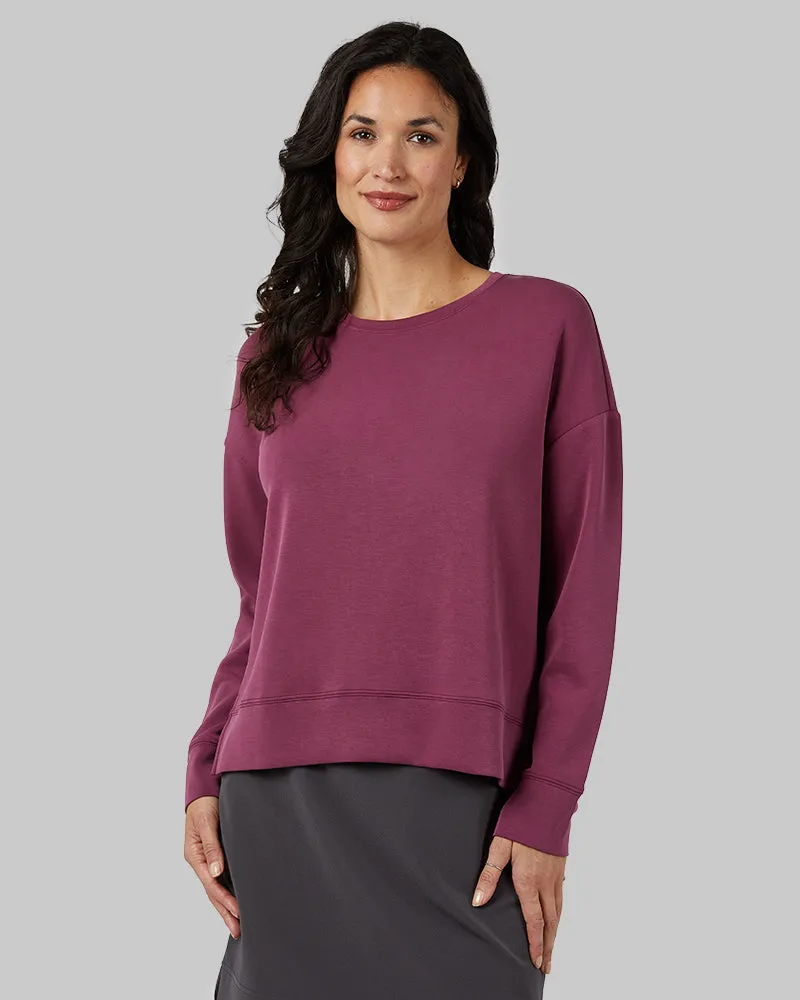 WOMEN'S PRIMA LUXE LONG SLEEVE CREW TOP